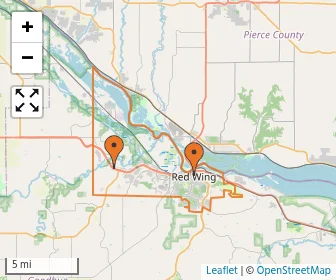 Area schools map